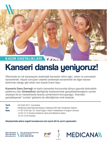 Jinekolojik Kanserler Farkındalık Ayı: Söyleşi ve Zumba Gösterisi