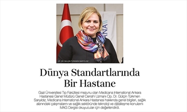 Dünya Standartlarında Bir Hastane