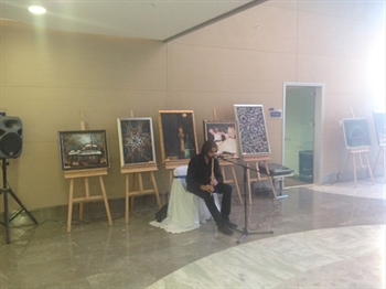 Medicana'da Ney Dinletisi Eşliğinde Resim Sergisi