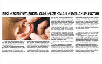 ESKİ MEDENİYETLERDEN GÜNÜNMÜZE GÜZEL BİR MİRAS: AKUPUNKTUR