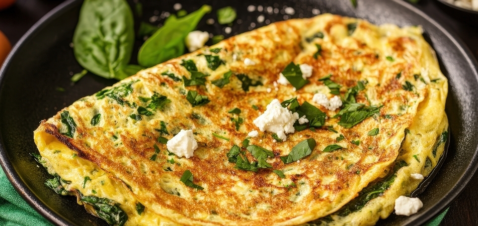 Ispanaklı omlet tarifi nasıl yapılır? Ispanaklı omlet kaç dakikada pişer?