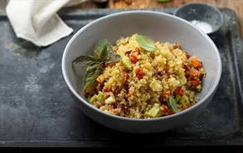 Kinoalı kısır nasıl yapılır? Kinoalı kısır tarifi...