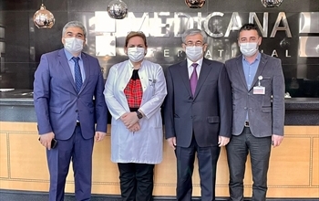 Özbekistan Sağlık Bakan Yardımcısı Anvar Valievich Alimov 'u ağırladık