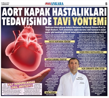 Aort Kapak Hastalıklarının Tedavisinde: TAVİ